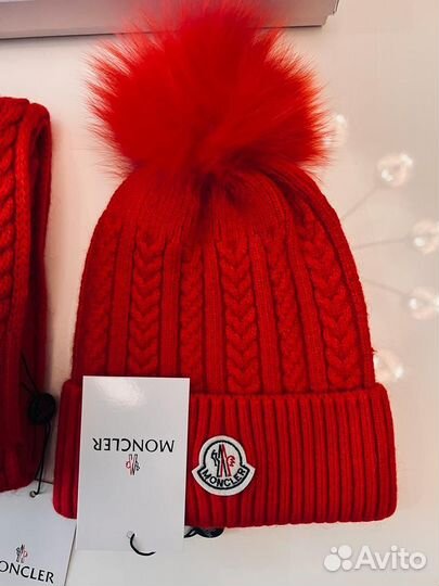 Комплект шапка и шарф Moncler