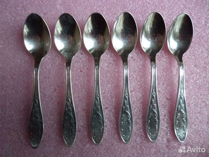 Ложки десертные (кофейные). Мельхиор