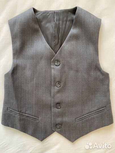 Школьная форма для мальчика 128 134 серая