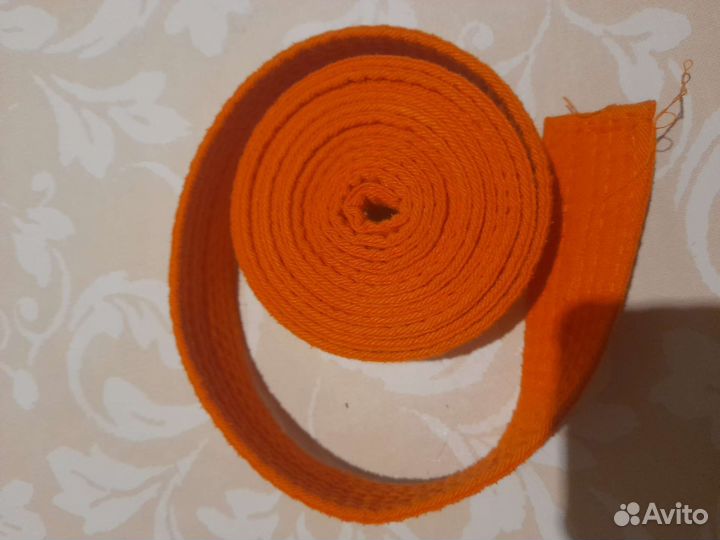 Оранжевый пояс по карате