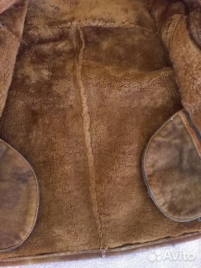 Продам дублёнку натуральную, 110 см, на 5 лет