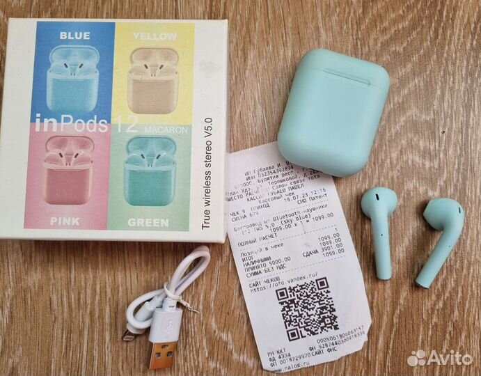 Беспроводные наушники in Pods 12 беспроводные