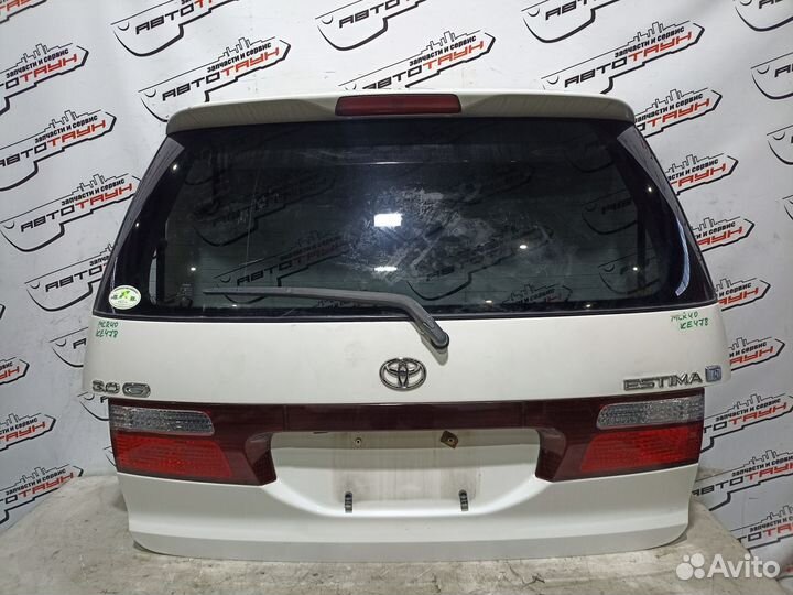 Дверь задняя toyota estima estima hybrid ACR30W ACR40W AHR10W MCR30W MCR40W 670052R440 белый, 042 KE