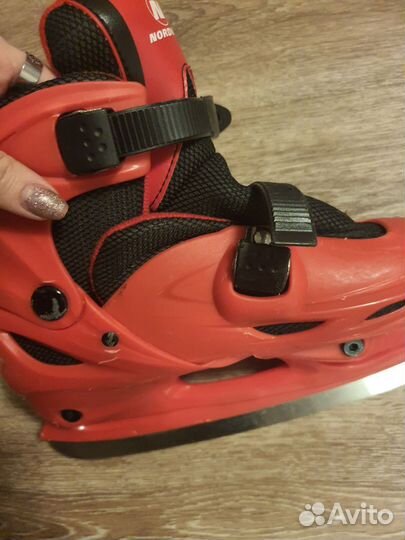 Коньки детские раздвижные 34 37