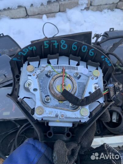 Подушка безопасности (аирбэг) пежо 206