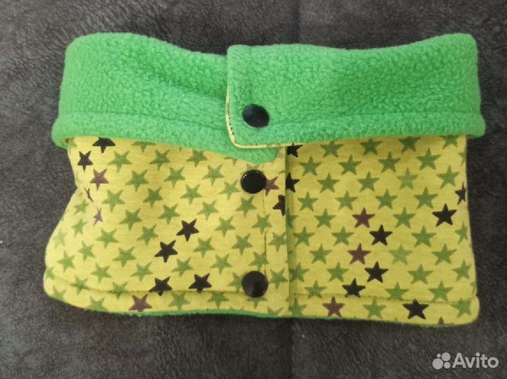 Снуд детский на кнопках, двухсторонний