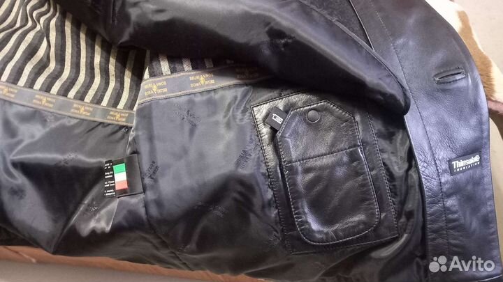 Кожаная куртка мужская