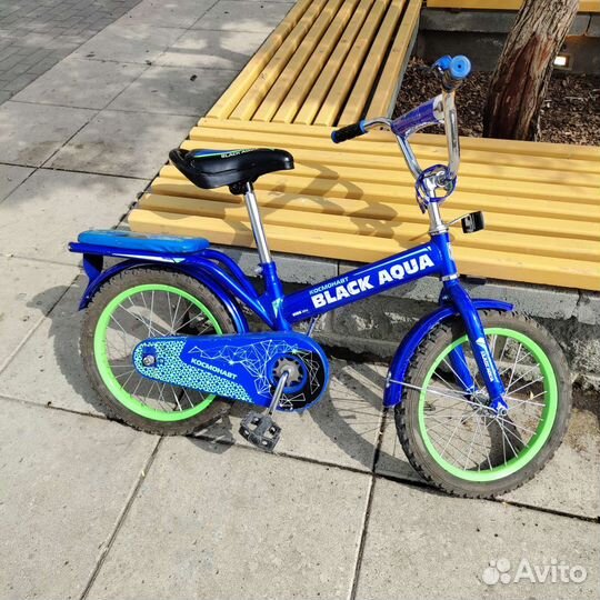 Детский велосипед с багажником бу, колёса 16''