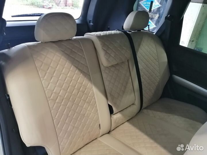 Чехлы экокожа Ромб на Nissan X-Trail T31 Автопилот