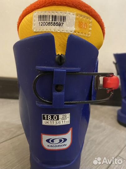 Горнолыжные ботинки детские salomon 29p