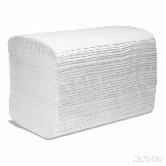 Полотенца бумажные V-сл., 200 листов, 1-слой