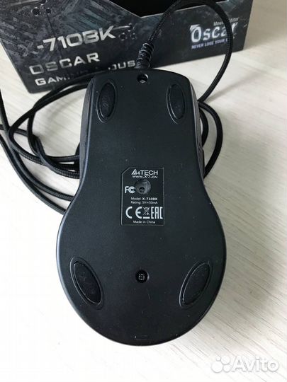 Игровая мышь A4tech X-710BK черная