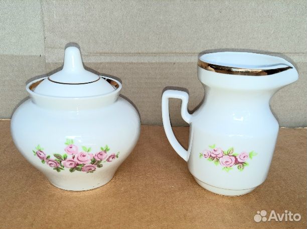 Чайный сервиз фарфор Рига СССР неполный