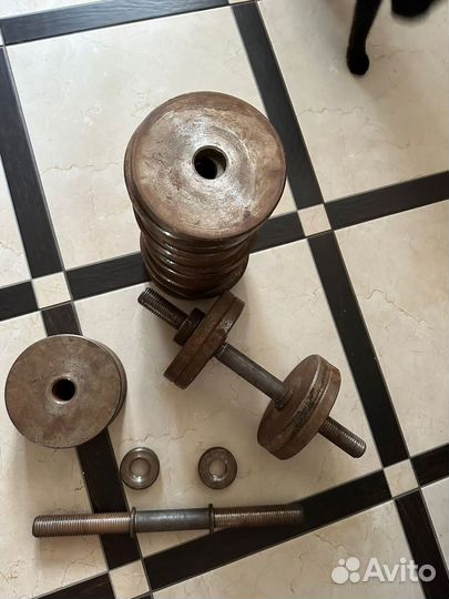 Гантели разборные