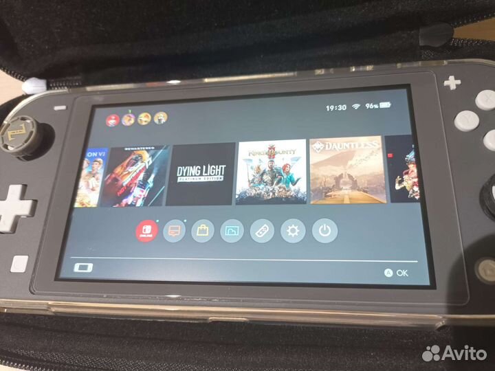 Nintendo switch lite с играми