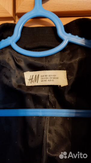 Пиджак для мальчика HM размер 140