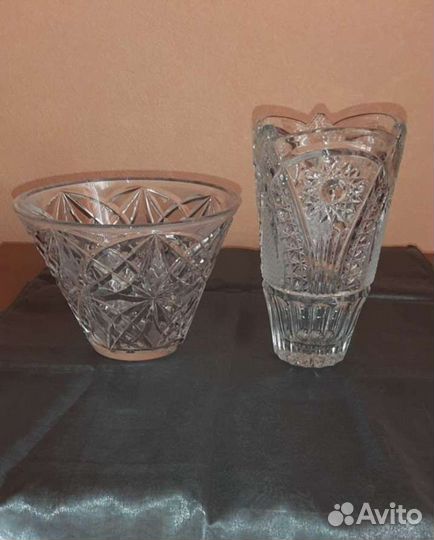 Ваза хрустальная для цветов и фруктов