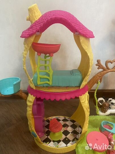 Enchantimals Лесной дом, Корабль, 5 кукол+питомец