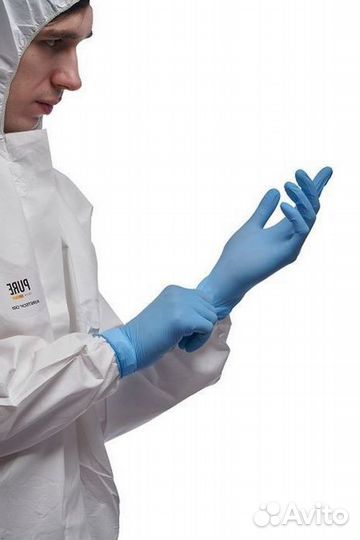 Перчатки нитриловые