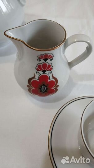 Кофейный сервиз ГДР freiberger porzellan