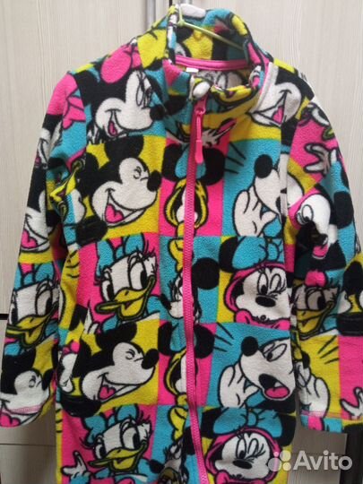 Флисовый комбинезон 122 размер для девочки