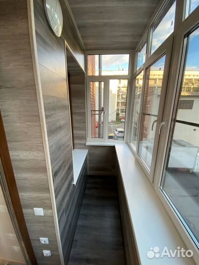 Обшивка и остекления балконов