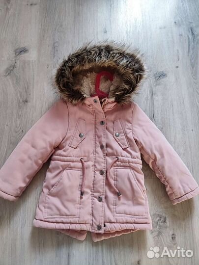 Парка для девочки 98-104-110