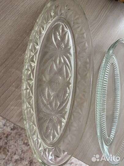 Селедочница стекло СССР