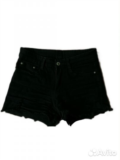 Шорты джинсовые черные