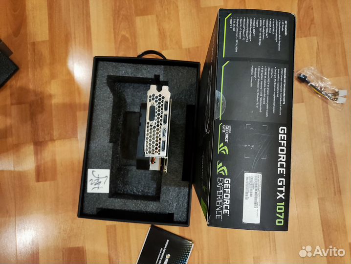 Видеокарта Palit geforce GTX 1070 8 GB