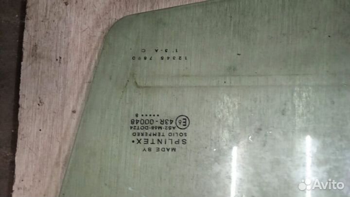 Стекло двери переднее левое правое Fiat Punto 1.2