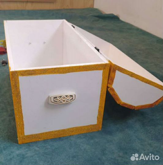 Свадебный сундук деревянный, ручной работы