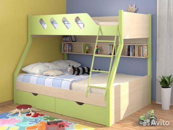 Кровать двухъярусная дельта-20.02