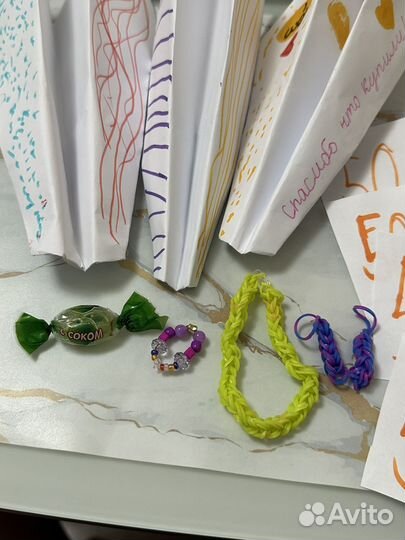 Букет ручной работы на удачу)