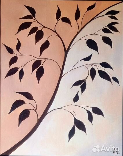 Картина маслом на холсте 