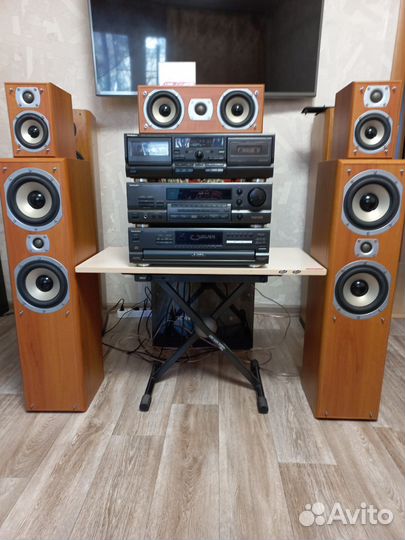 Музыкальный центрTechnics блочная аудио стойка