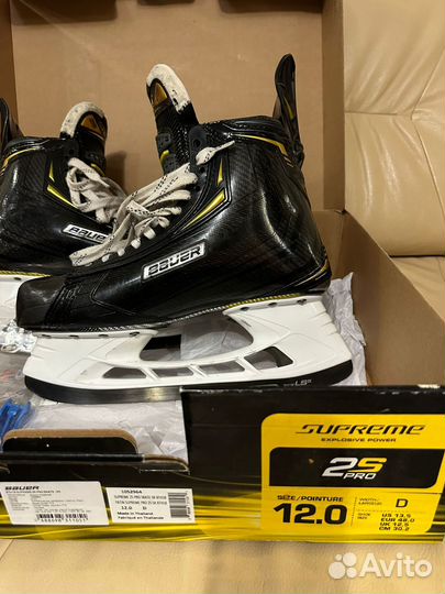 Коньки bauer Supreme 2s pro профессиональные