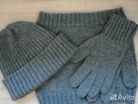 Шапка и снуд шарф для мальчика