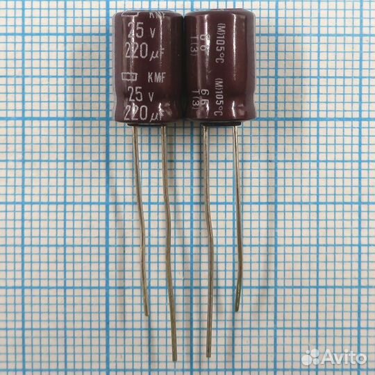 220uF 25v 25v220uF 8x12 KMF - Электролитический ко