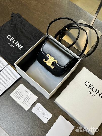 Сумка женская натуральная кожа Celine премиум