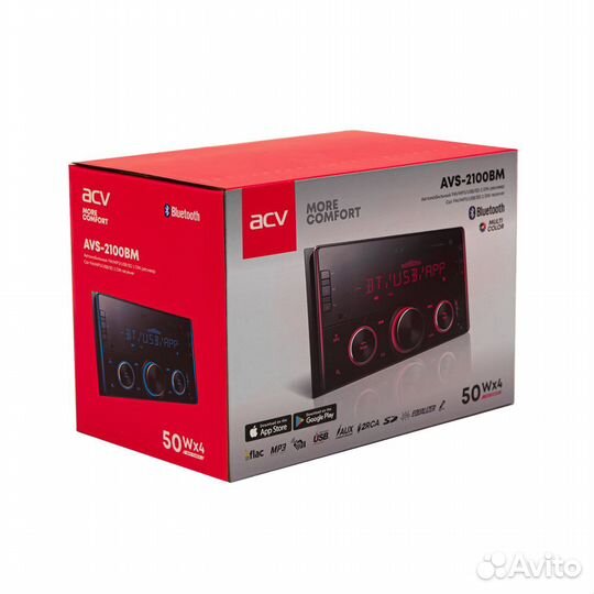 Автомагнитола 2 DIN ACV AVS-2100BM