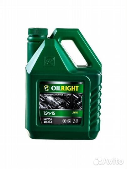 Трансмиссионное масло oilright тэп-15В (Нигрол) 3л