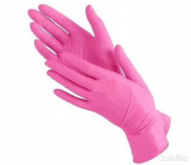 Перчатки Wally Plastic нитровиниловые