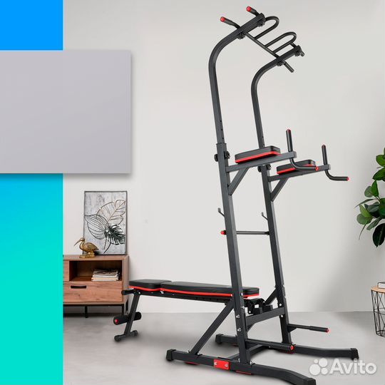 Турник 3 в 1 со скамьей новый 33.543.529
