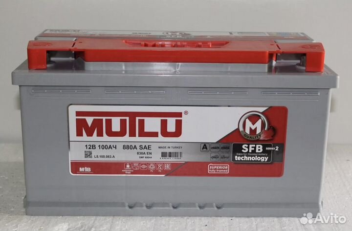 Аккумулятор Mutlu SFB M2 6ст-100.1 (п.п.)