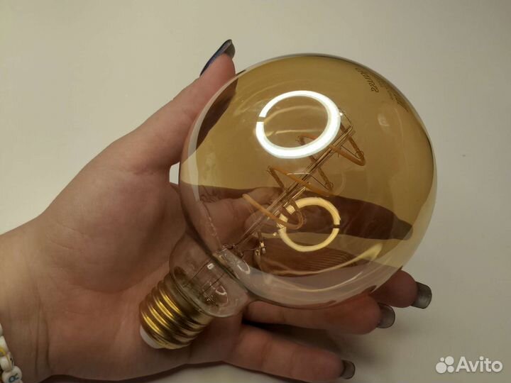 Винтажная ретро лампочка Эдисона