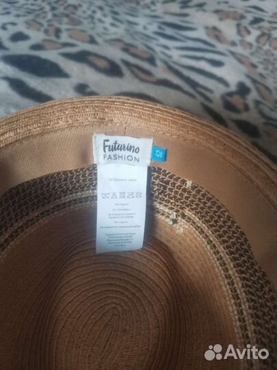 Соломенная шляпа детская