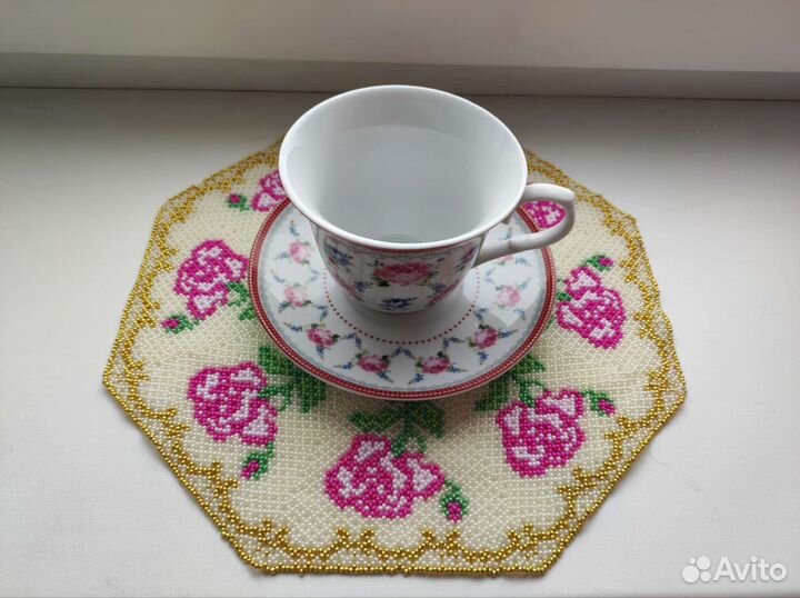 Салфетка из бисера