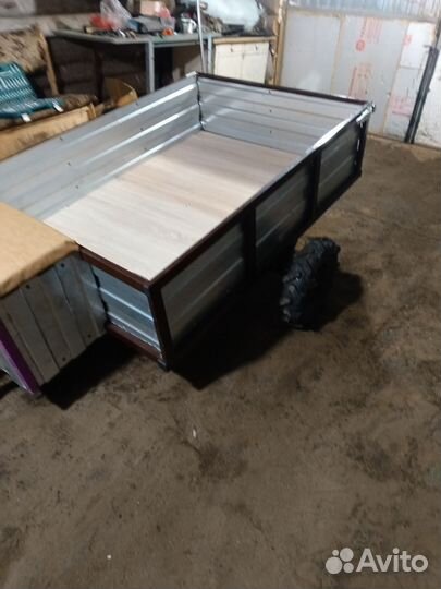 Прицеп для мотоблока самосвал