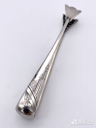 Щипцы для сахара серебряные серебро 84 проба